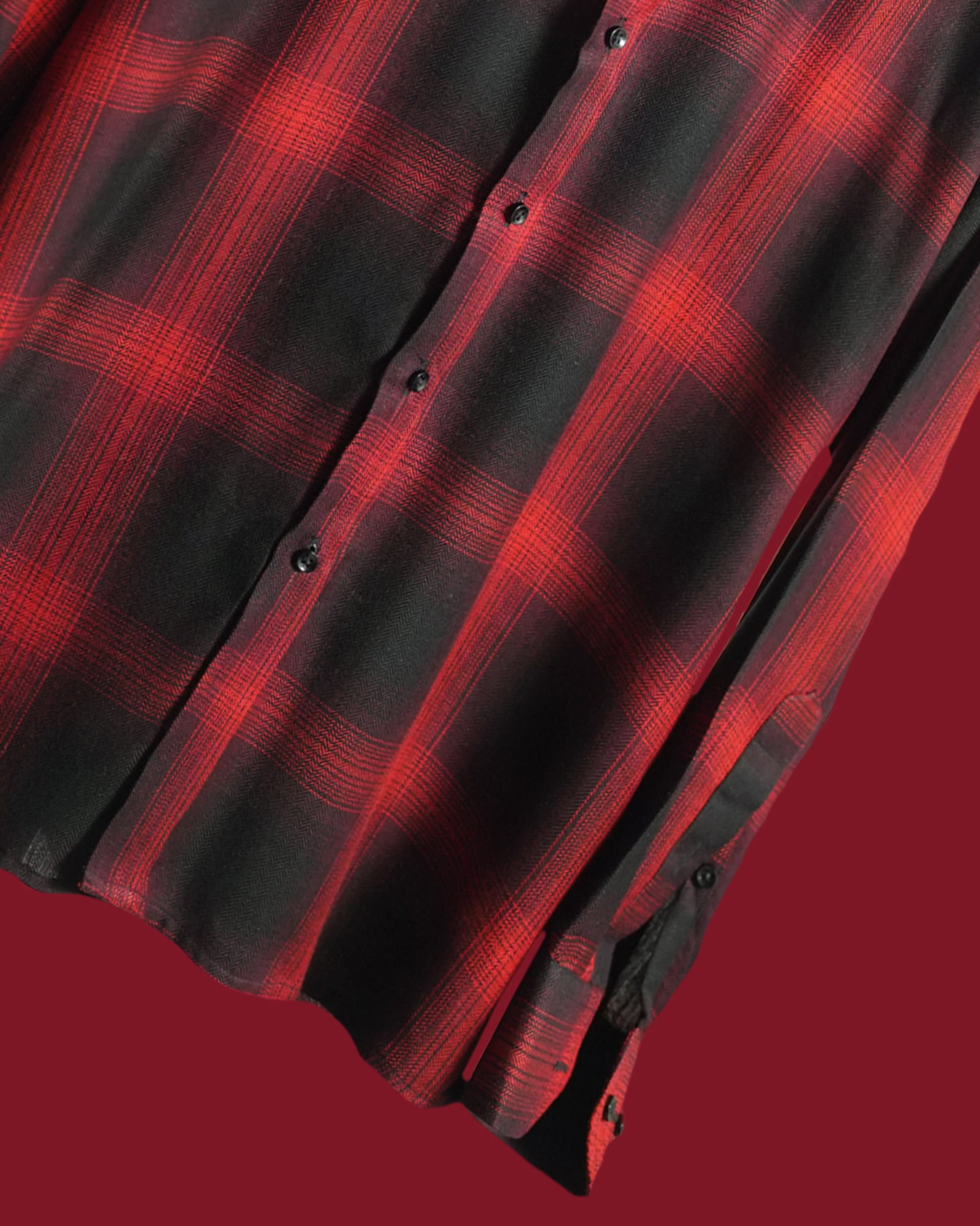 Red & Black Gradient check shirt