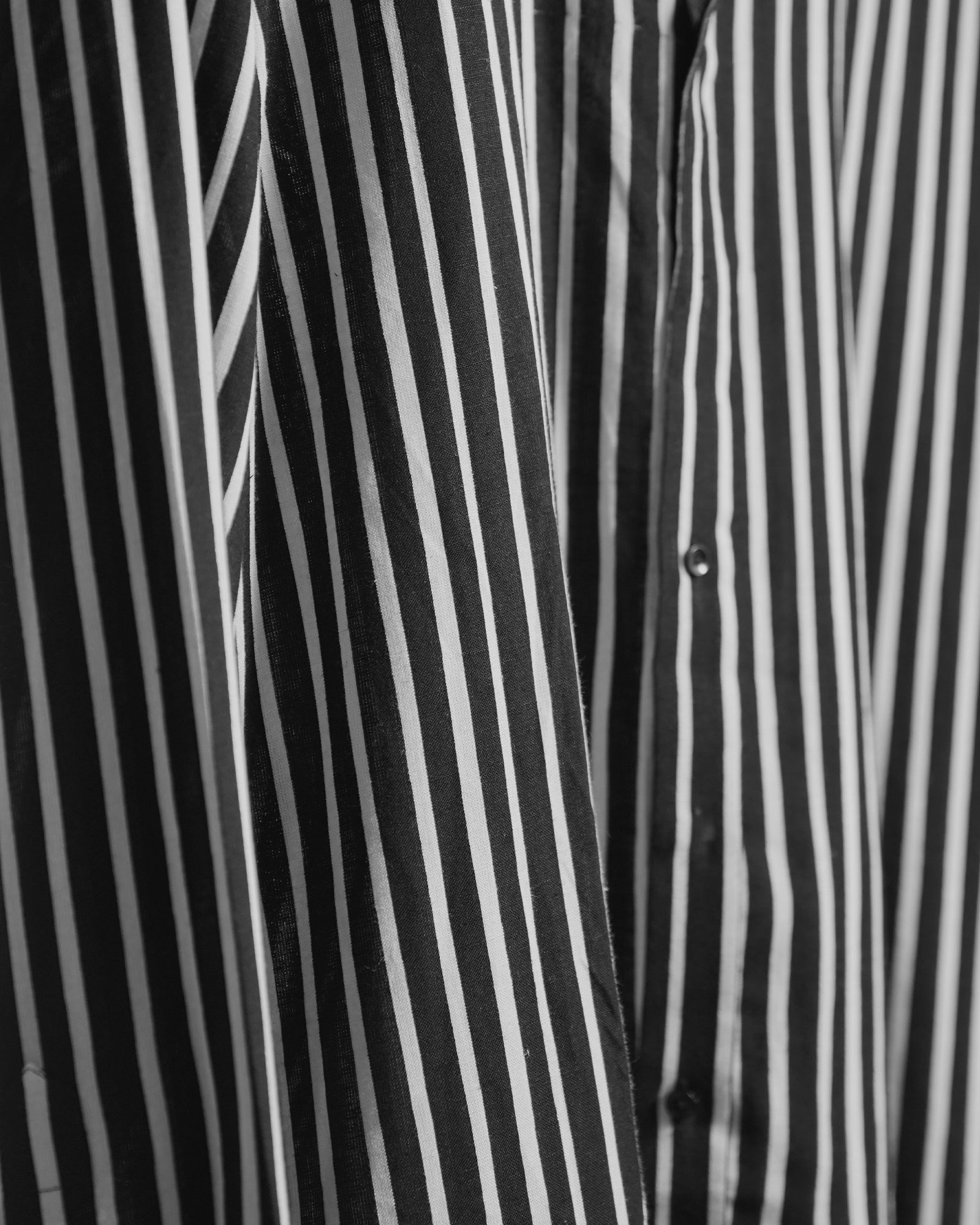 Black & White Vertical Stripe Shirt