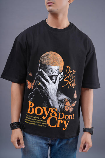 Boys Don't Cry Graphic Tee-BlingBerry