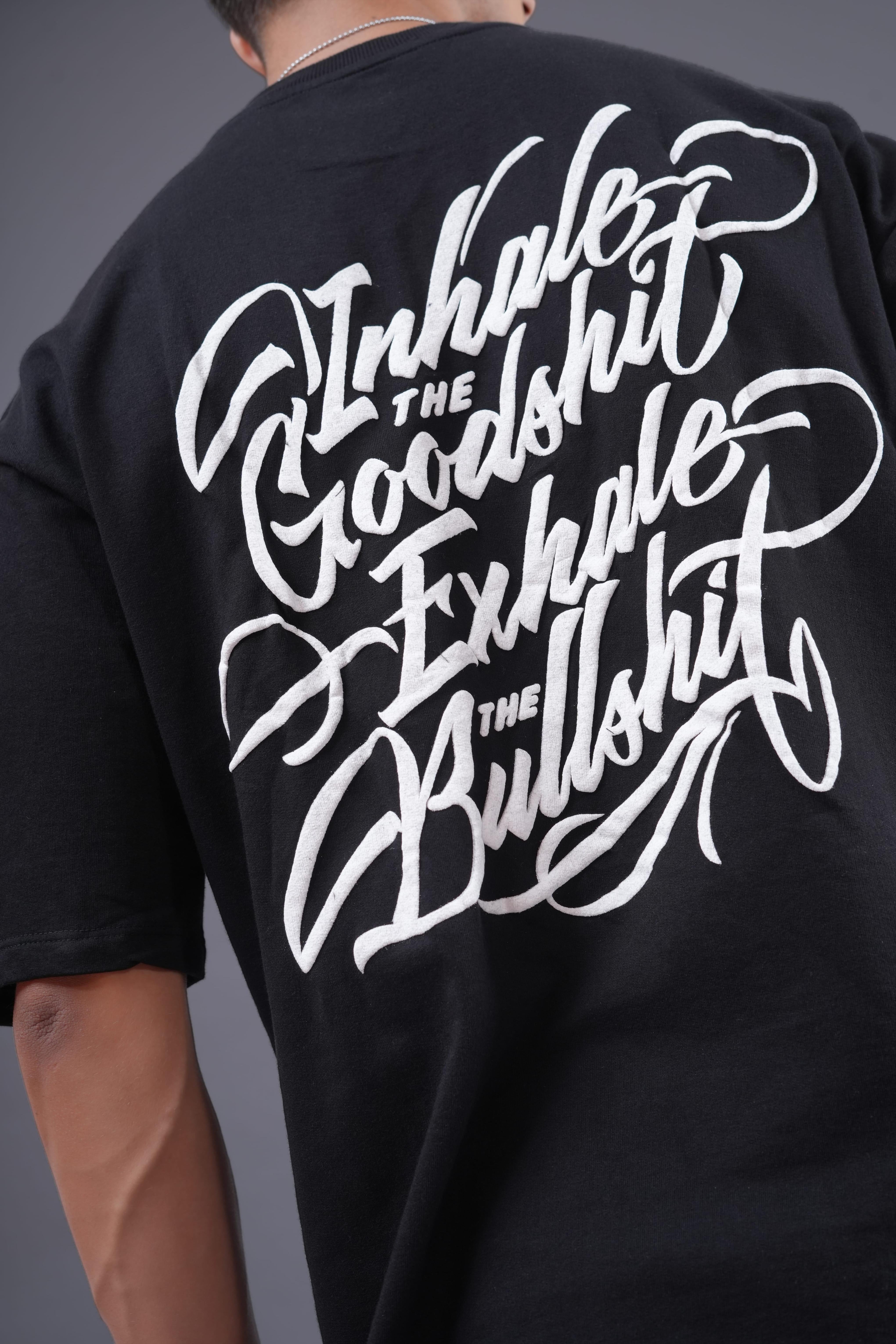 Inhale Graphic Tee-BlingBerry