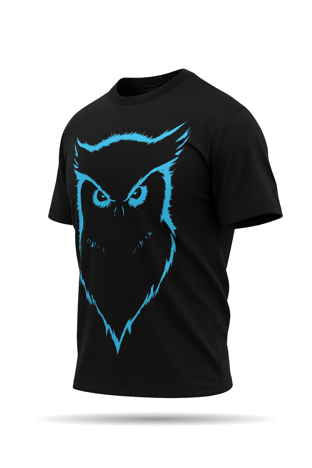 Owls Wisdom Quote Tee -BlingBerry